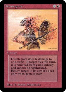 Disintegrate - Limited Edition Alpha