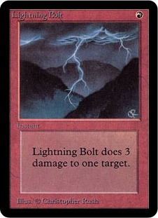 Lightning Bolt - Limited Edition Alpha