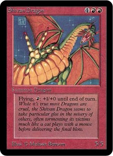 Shivan Dragon - Limited Edition Alpha