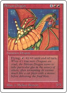 Shivan Dragon - Unlimited Edition