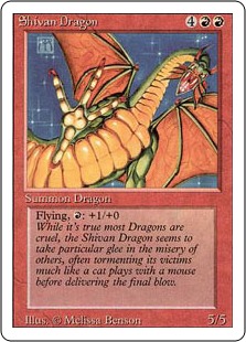 Shivan Dragon - Revised Edition