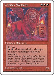 Crimson Manticore - Fourth Edition