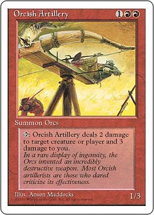 Orcish Artillery - Fourth Edition