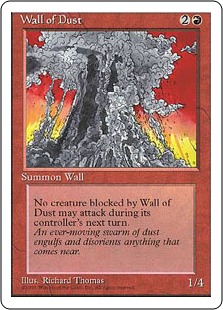 Wall of Dust - Fourth Edition