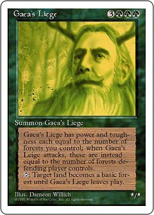 Gaea's Liege - Fourth Edition