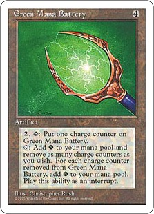Green Mana Battery - Fourth Edition