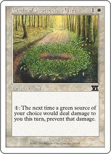 Circle of Protection: Green - Classic Sixth Edition