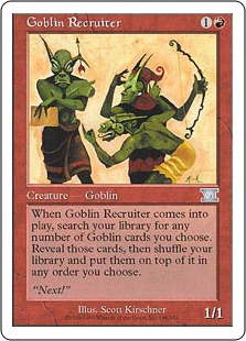 Goblin Recruiter - Classic Sixth Edition