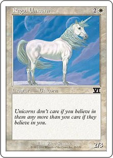 Regal Unicorn - Classic Sixth Edition