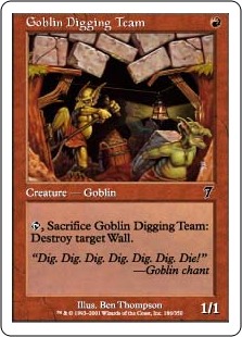 Goblin Digging Team - Seventh Edition