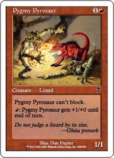 Pygmy Pyrosaur - Seventh Edition