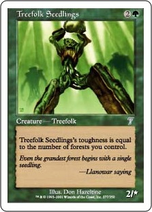 Treefolk Seedlings - Seventh Edition