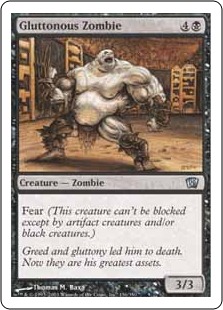 Gluttonous Zombie - Eighth Edition