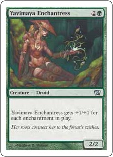 Yavimaya Enchantress - Eighth Edition
