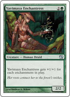 Yavimaya Enchantress - Ninth Edition