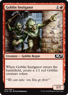 Goblin Instigator - Core Set 2019