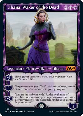 Liliana, Waker of the Dead - Core Set 2021