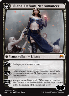 Liliana, Defiant Necromancer - Magic Origins
