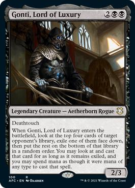 Gonti, Lord of Luxury - Adventures in the Forgotten Realms Commander