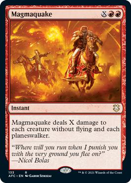 Magmaquake - Adventures in the Forgotten Realms Commander