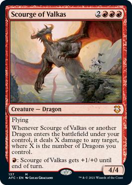 Scourge of Valkas - Adventures in the Forgotten Realms Commander