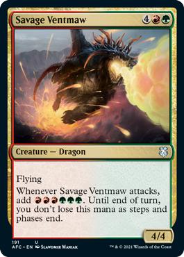 Savage Ventmaw - Adventures in the Forgotten Realms Commander
