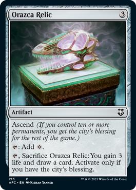 Orazca Relic - Adventures in the Forgotten Realms Commander