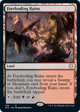 Foreboding Ruins - Adventures in the Forgotten Realms Commander