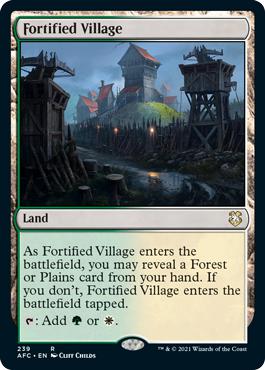 Fortified Village - Adventures in the Forgotten Realms Commander