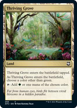 Thriving Grove - Adventures in the Forgotten Realms Commander