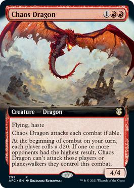 Chaos Dragon - Adventures in the Forgotten Realms Commander