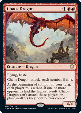 Chaos Dragon - Adventures in the Forgotten Realms Commander