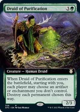 Druid of Purification - Adventures in the Forgotten Realms Commander