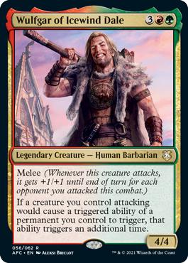 Wulfgar of Icewind Dale - Adventures in the Forgotten Realms Commander