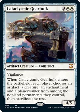 Cataclysmic Gearhulk - Adventures in the Forgotten Realms Commander