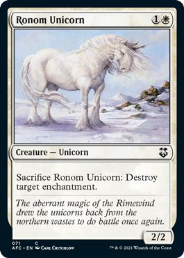 Ronom Unicorn - Adventures in the Forgotten Realms Commander