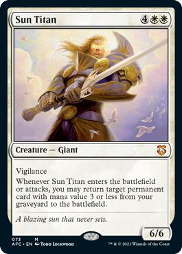 Sun Titan - Adventures in the Forgotten Realms Commander