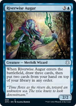 Riverwise Augur - Adventures in the Forgotten Realms Commander