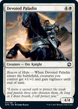 Devoted Paladin - Adventures in the Forgotten Realms