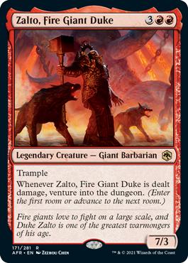Zalto, Fire Giant Duke - Adventures in the Forgotten Realms