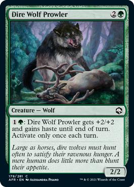 Dire Wolf Prowler - Adventures in the Forgotten Realms