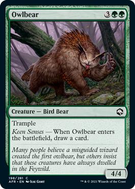 Owlbear - Adventures in the Forgotten Realms
