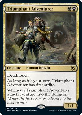 Triumphant Adventurer - Adventures in the Forgotten Realms