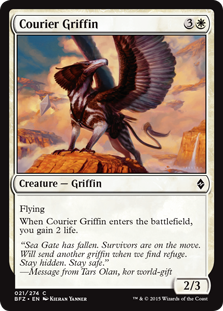 Courier Griffin - Battle for Zendikar