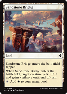 Sandstone Bridge - Battle for Zendikar