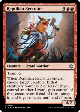 Reptilian Recruiter - Bloomburrow