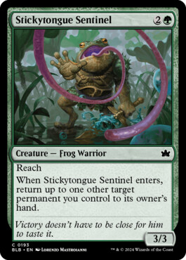 Stickytongue Sentinel - Bloomburrow