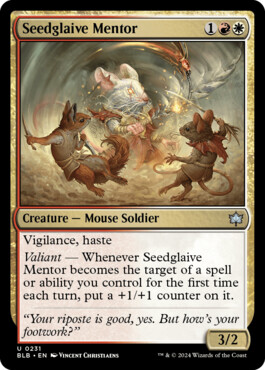 Seedglaive Mentor - Bloomburrow