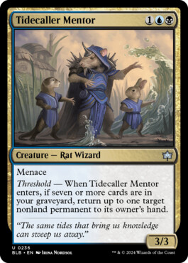 Tidecaller Mentor - Bloomburrow