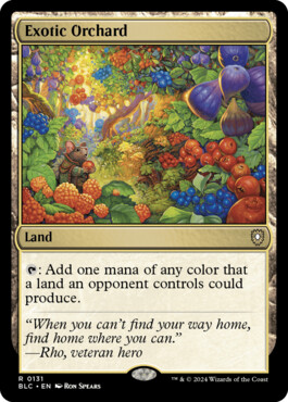 Exotic Orchard - Bloomburrow Commander